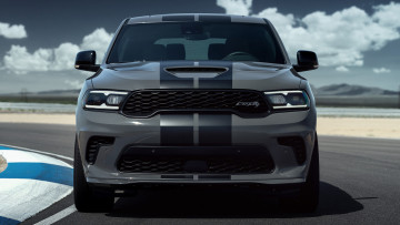 Картинка dodge+durango+srt+2020 автомобили dodge durango srt 2020 black appearance package самый быстрый в мире suv