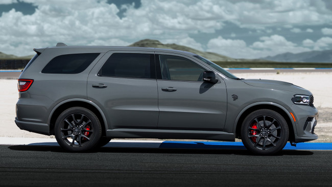 Обои картинки фото dodge durango srt 2020, автомобили, dodge, durango, srt, 2020, black, appearance, package, самый, быстрый, в, мире, suv