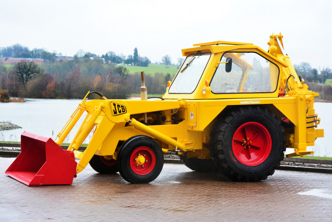 Обои картинки фото техника, фронтальные погрузчики, jcb