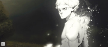 Картинка аниме животные +существа эльф