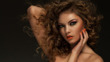 Картинка девушки -+лица +портреты локоны макияж