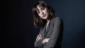 обоя девушки, dakota johnson, шатенка, блузка