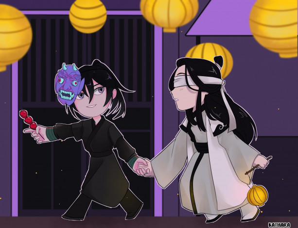 Обои картинки фото сюэ ян и сяо синчень, аниме, mo dao zu shi, the, untamed, неукротимый, повелитель, чэньцин, мосян, тунсю, mo, dao, zu, shi, магистр, дьявольского, культа