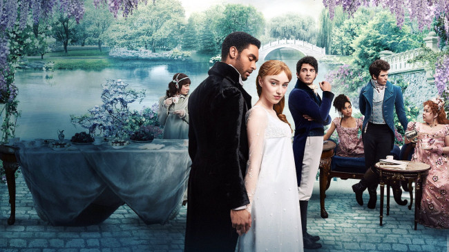 Обои картинки фото bridgerton, кино фильмы, bridgerton , сериал, red, notice