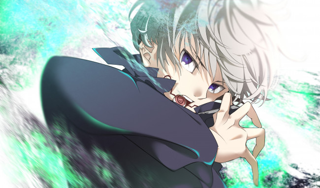 Обои картинки фото аниме, jujutsu kaisen, магическая, битва