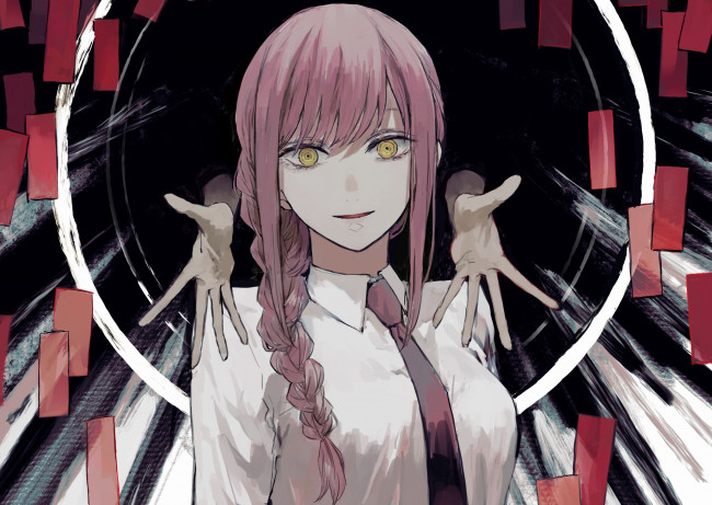 Обои картинки фото аниме, chainsaw man, chainsaw, man