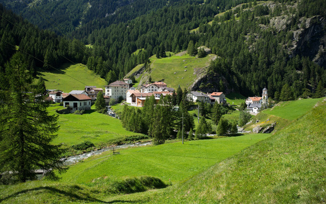 Обои картинки фото mulegns, switzerland, города, - панорамы