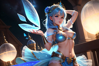 Картинка аниме магия +колдовство +halloween нейросети графика нейроарт ai art нейронные сети рисунки нейро искусство