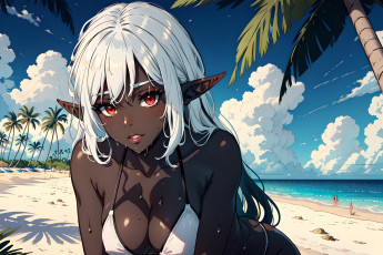 Картинка аниме животные +существа нейросети графика нейроарт ai art нейронные сети рисунки нейро искусство