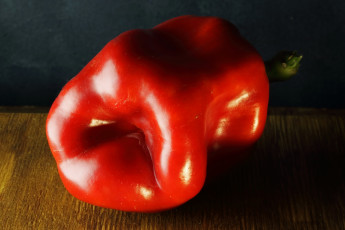 Картинка еда перец красный стручок макро