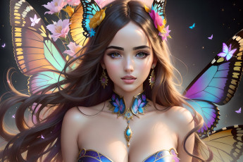 Картинка фэнтези девушки нейросети графика нейроарт ai art нейронные сети рисунки нейро искусство