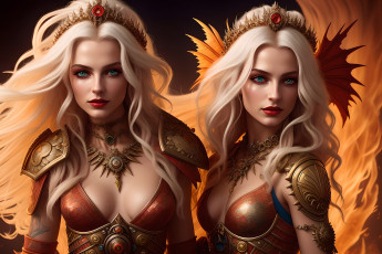 Картинка фэнтези девушки нейросети графика нейроарт ai art нейронные сети рисунки нейро искусство