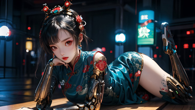 Обои картинки фото аниме, оружие,  техника,  технологии, нейросети, графика, нейроарт, ai, art, нейронные, сети, рисунки, нейро, искусство