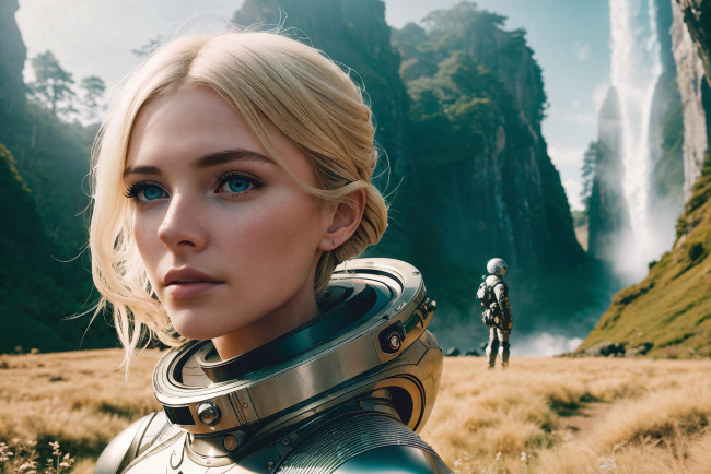 Обои картинки фото фэнтези, девушки, нейросети, графика, нейроарт, ai, art, нейронные, сети, рисунки, нейро, искусство