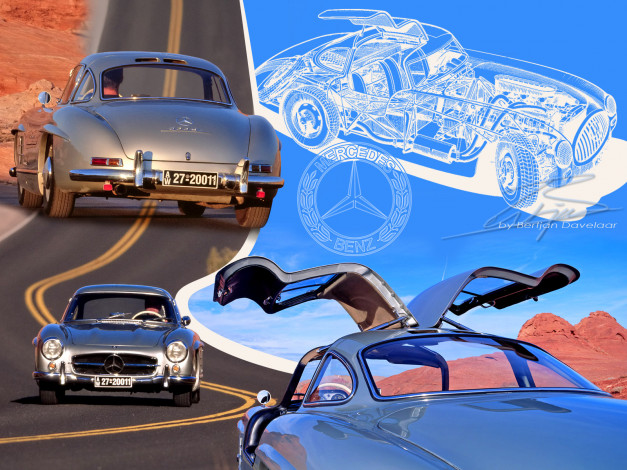 Обои картинки фото автомобили, mercedes, benz