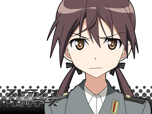 Обои картинки фото strike, witches, аниме