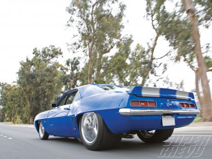 Картинка 1969 chevy camaro z28 автомобили hotrod dragster