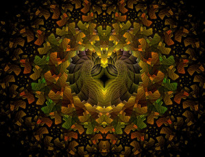 Картинка 3д графика fractal фракталы фрактал