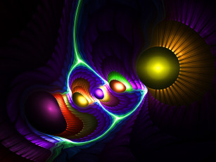 Картинка 3д графика fractal фракталы фрактал