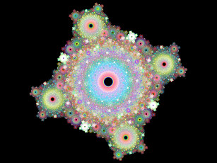 Картинка 3д графика fractal фракталы фрактал