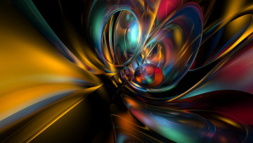 Картинка 3д графика abstract абстракции абстракция