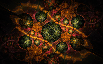 Картинка 3д графика fractal фракталы фрактал