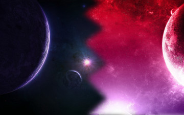 Картинка космос арт планеты