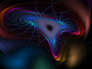 Картинка 3д графика fractal фракталы цвета фон узор