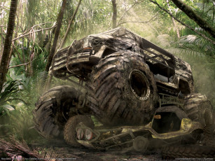 Картинка видео игры motorstorm pacific rift cars