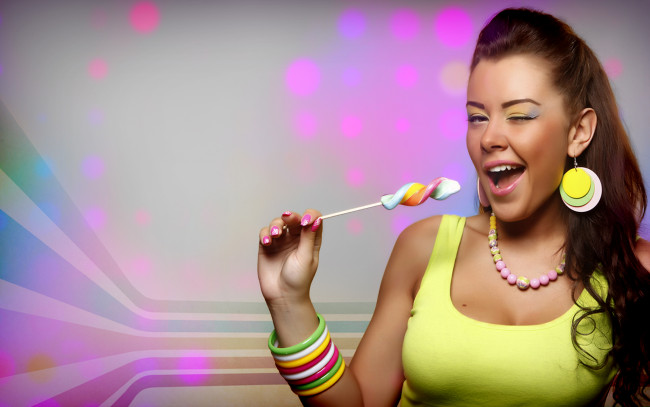 Обои картинки фото albina, mango, wallpaper, 06, музыка, dj, albino, clubmasters, records, диджеи, electro, house, music, девушки