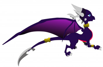 Картинка рисованные животные сказочные мифические дракон