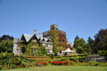 Картинка hatley+castle+++канада города -+дворцы +замки +крепости парк замок канада hatley castle british columbia