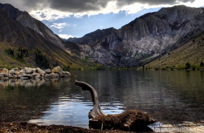 Обои картинки фото convict lake california, природа, реки, озера, convict, пейзаж, горы, озеро, california, lake