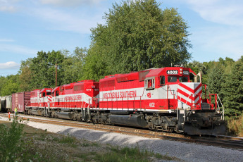 Картинка техника поезда железная дорога рельсы локомотив состав