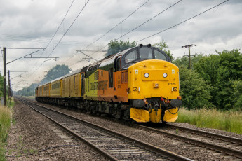 Картинка техника поезда железная дорога рельсы локомотив состав