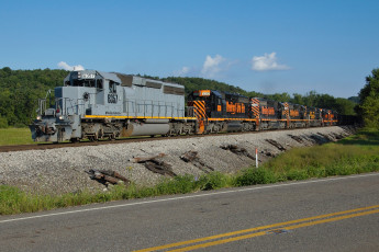 Картинка техника поезда железная дорога рельсы локомотив состав