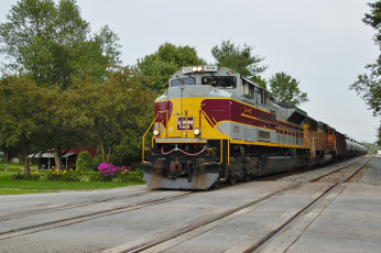 Картинка техника поезда железная дорога рельсы локомотив состав