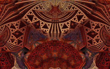 Картинка 3д+графика фракталы+ fractal узор фон цвета