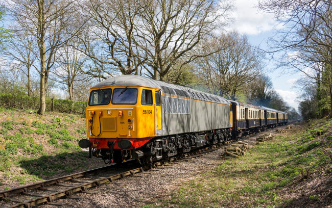 Обои картинки фото техника, поезда, железная, дорога, рельсы, локомотив, состав