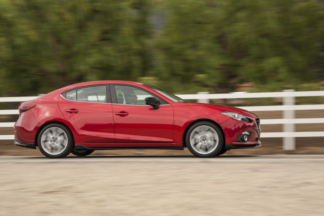 Обои картинки фото автомобили, mazda, bm, us-spec, sedan, mazda3, 2014г