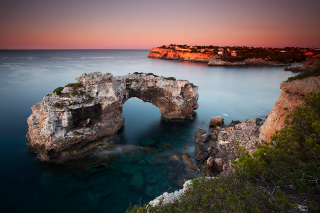 Обои картинки фото природа, побережье, арка, скала, океан