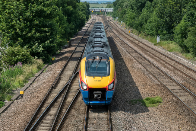 Обои картинки фото техника, поезда, железная, дорога, рельсы, локомотив, состав