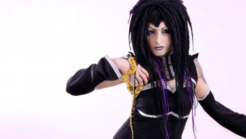 Картинка разное cosplay+ косплей змея костюм татуировки пирсинг брюнетка девушка кибергот