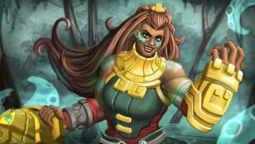 Картинка видео+игры league+of+legends персонаж illaoi+mechanics