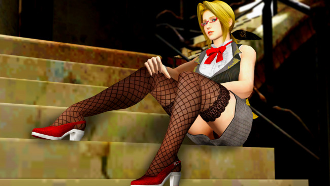 Обои картинки фото 3д графика, аниме , anime, фон, девушка, взгляд