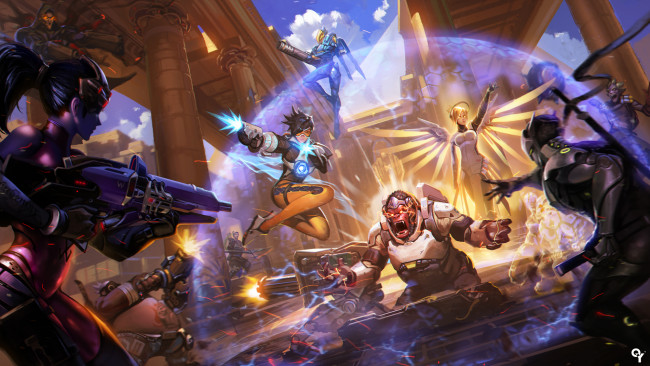 Обои картинки фото видео игры, overwatch, персонажи