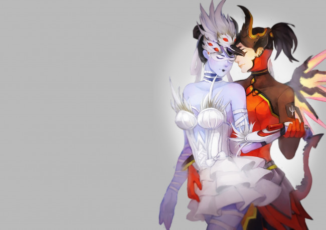 Обои картинки фото видео игры, overwatch, девушки