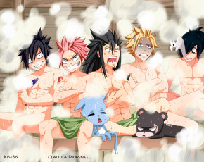 Картинка аниме fairy+tail парни