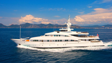 Картинка корабли Яхты вода волны океан море корабль