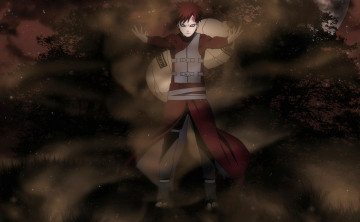 Картинка аниме naruto гаара